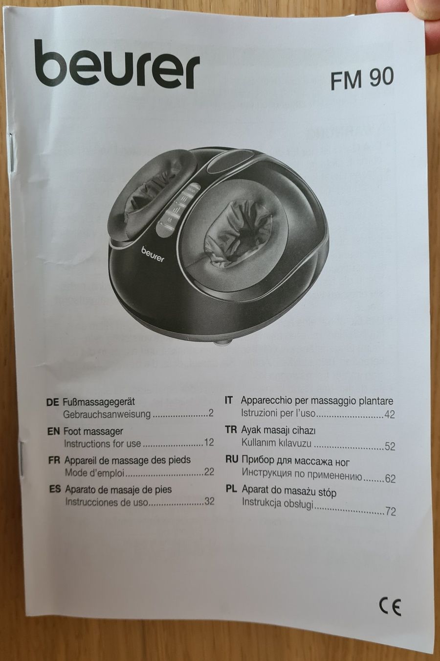 Beurer Dispositivi per massaggi: Fussmassagegerät Beurer FM 90 – Usato da Zürich venduto da Agios 2