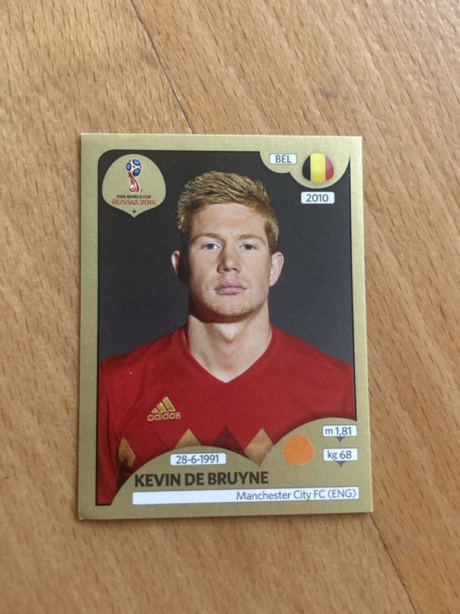 Panini Carte collezionabili: Paninibildli Kevin de Bruyne WM 2018 – Nuovo (secondo la descrizione) da Magden venduto da tag_j2fz