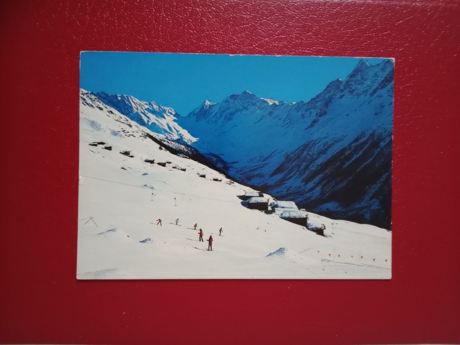 Cartoline postali: Lötschental Wallis Skigebiet 1977 – Usato da Küttigen venduto da Melisch1000