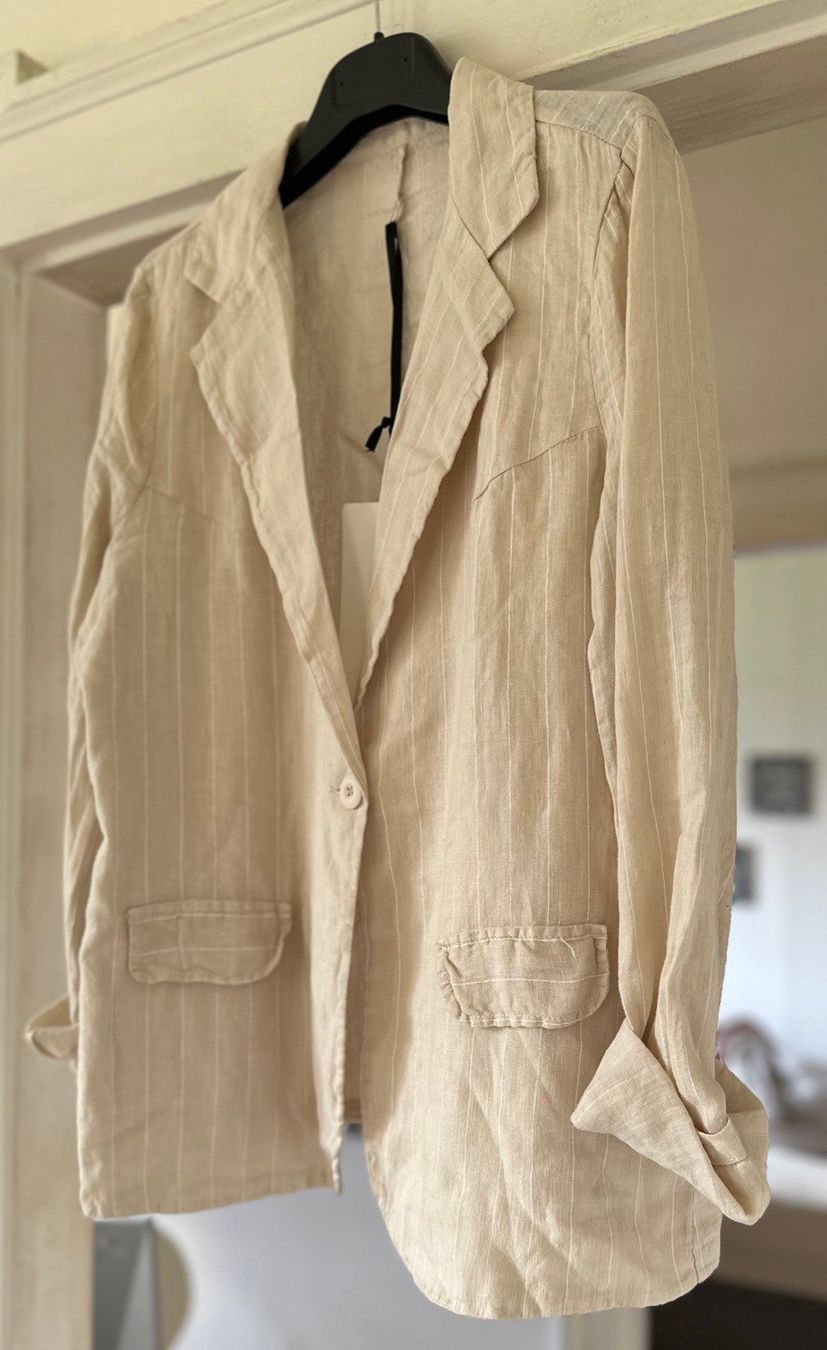 Giacche: VESTE/BLAZER EN LIN! M – Nuovo e nell'imballaggio originale da Locarno venduto da NicoNion 1