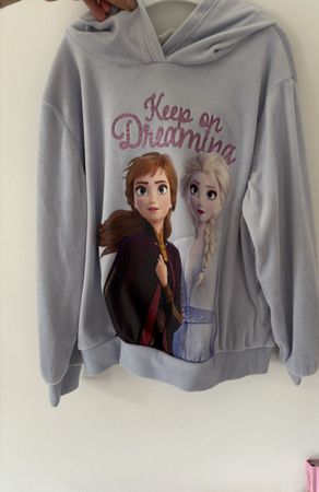 Frozen Pulli mit Kapuze, Grösse 122, Top Zustand!