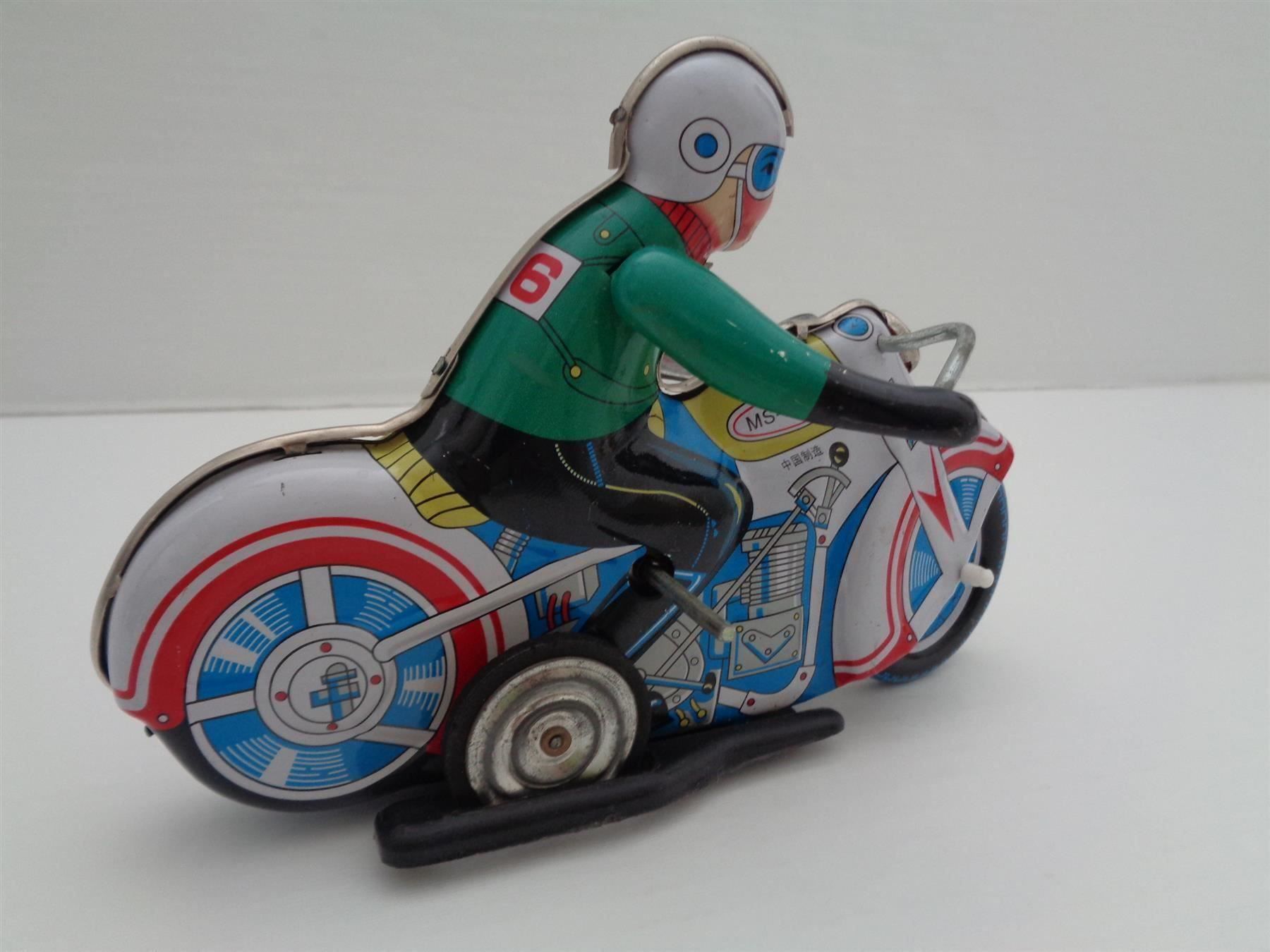 Giocattoli: Altes Blechspielzeug Motorrad MS-702 – Usato da Chur venduto da omonia 4