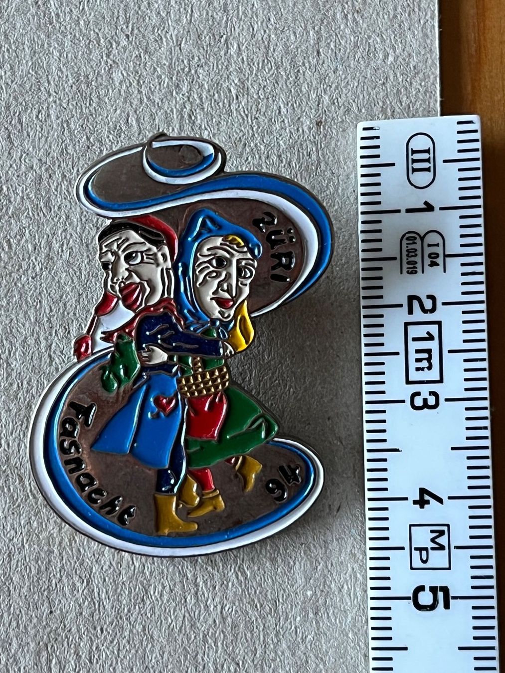 Placchette & Badge: Fasnachts-Pin Züri 1994 – Usato da Zürich venduto da Gurkis 2