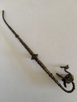 Antike Orientalische Pfeife Opiumpfeife 🦚  Silber-Legierung