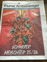 FC Thun Meister Beilage"Schwiizer Meischter 25/26 mit Poster