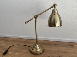 Westwing Tischlampe in Goldoptik: verstellbar