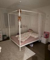 Himmelbett Weiss 90x200cm mit Himmelgebraucht