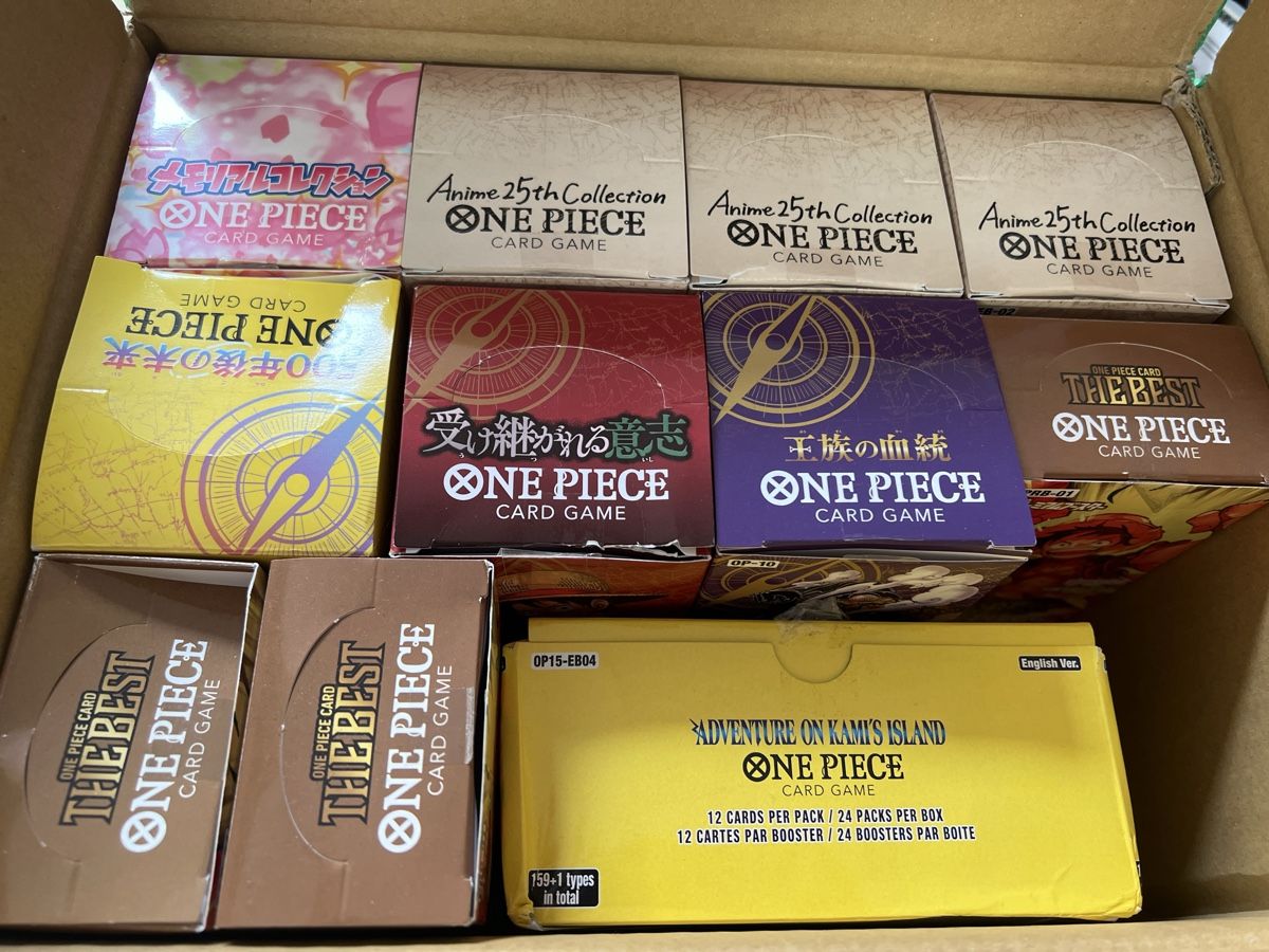 Bandai Sammelbilder & Trading cards: 2,8 kg One Piece Karten diverse Sets – Neu (gemäss Beschreibung) aus Goldau von ecko08