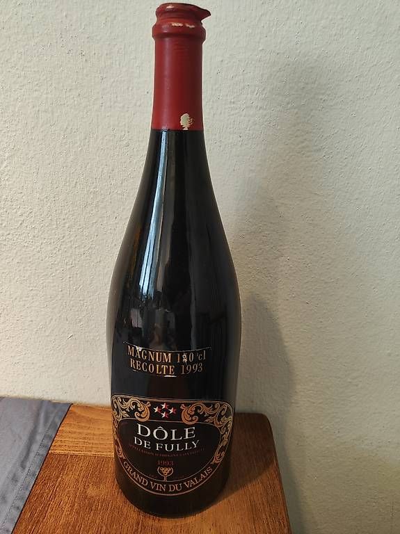 Vino: 1 Flasche Dôle de Fully 1993 – Nuovo e nell'imballaggio originale da chur venduto da Hmars