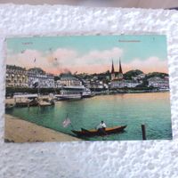 Ansichtskarte Luzern, Schweizerhofquai, 1907, gel.