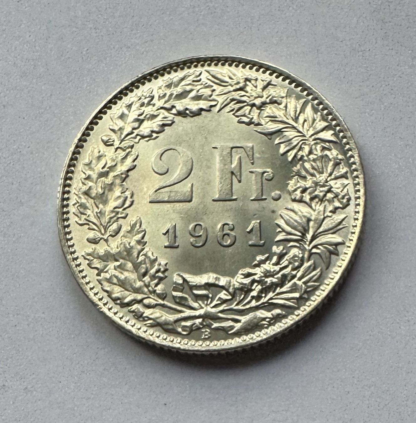 Tutti le monete: 1961 2 Franken stgl – Nuovo (secondo la descrizione) da Kirchberg SG venduto da Helveticus00