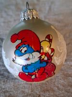 Alter, schöner, Vintage Christbaumschmuck,Schlumpfkugel,Glas