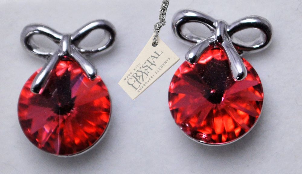 30771 Vintage Swarovski Kristallen Ohrstecker 14mm main image 1