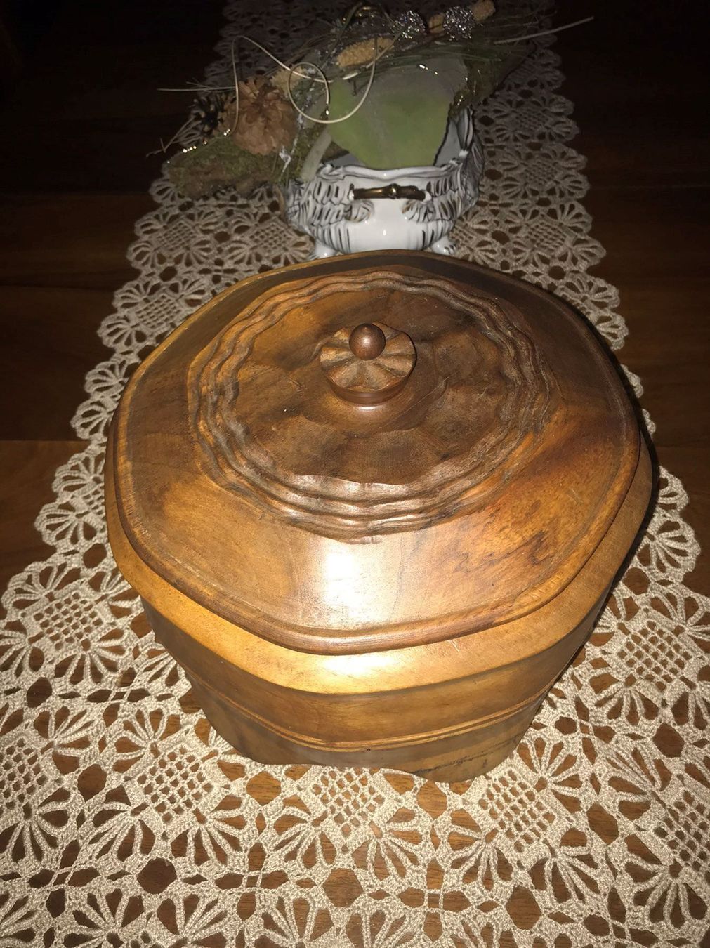Articoli in legno: Altes Holz Schatulle – Usato da Mehlsecken venduto da Reymau