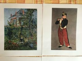 Kunstmappe mit 6 Bildern von Eduard Manet