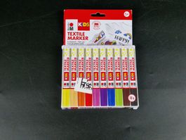 MARABU Textilmarker KiDS, 10 Farben