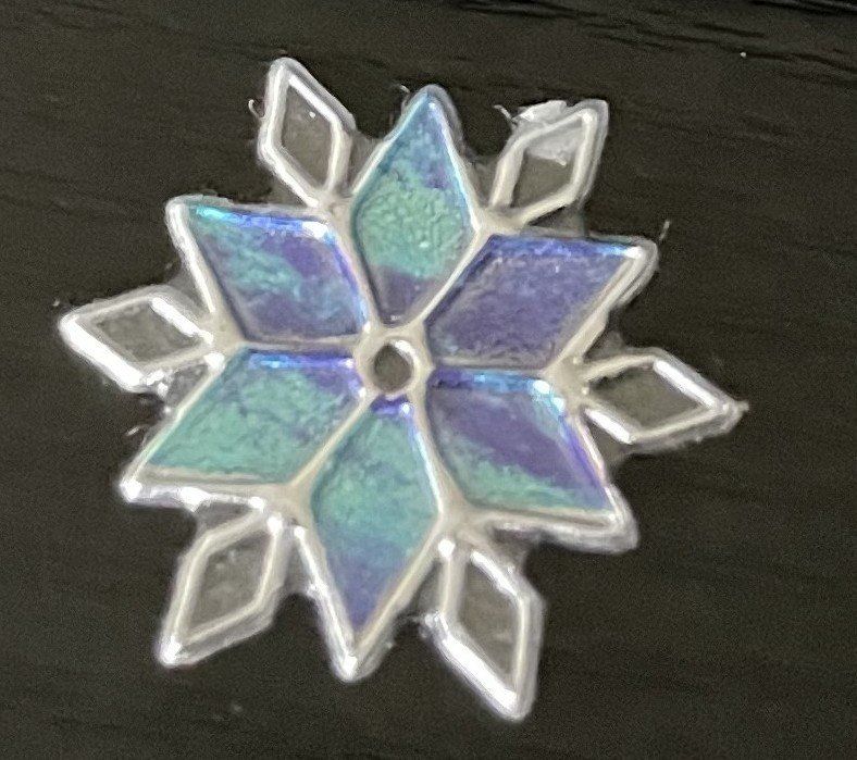 Tutte le decorazioni: Eiskristall Schneeflocke in Displaybox Geschenk Deko – Usato da Oftringen venduto da allesmeins 9
