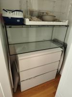 Glasterrarium für Kleintiere mit Gitter Deckel