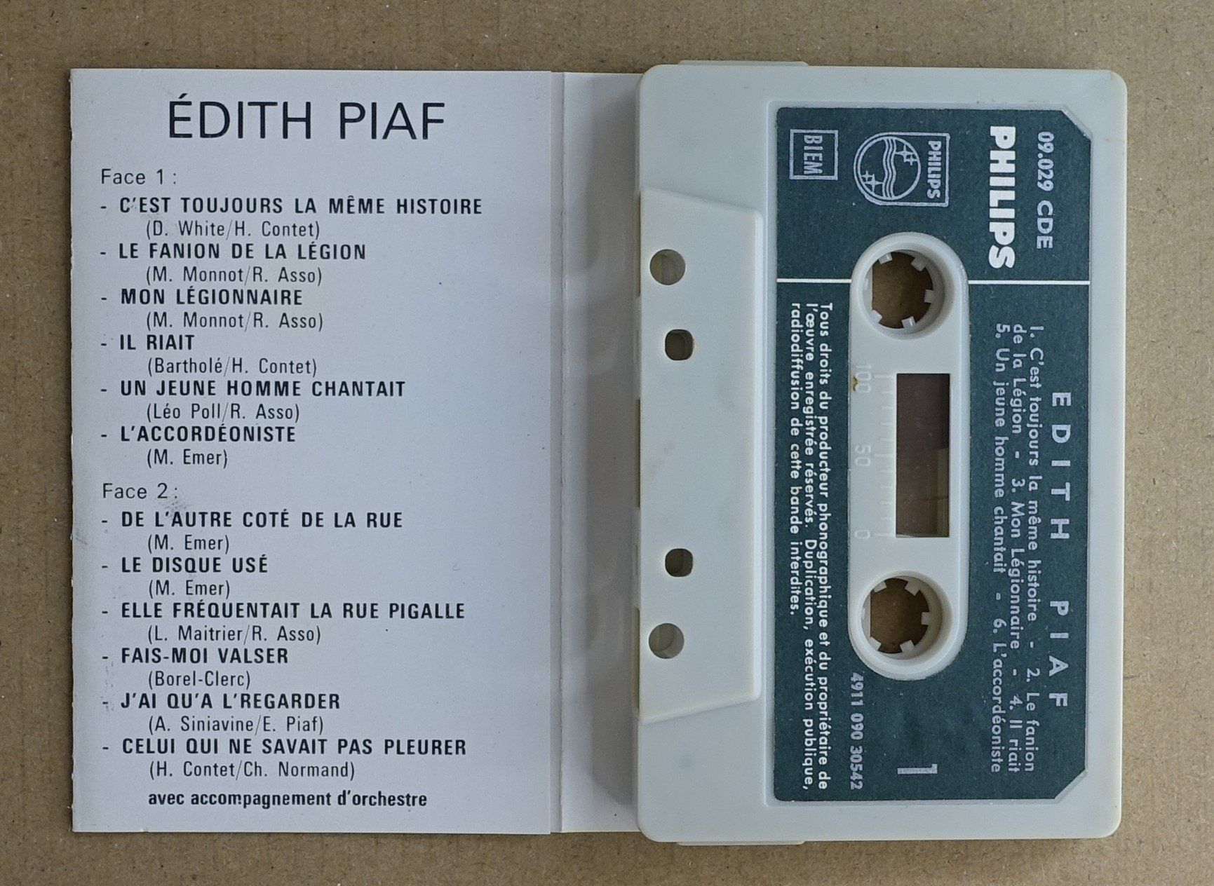 Musicassette: Edith Piaf – Usato da Sessa venduto da discoverymedia 1