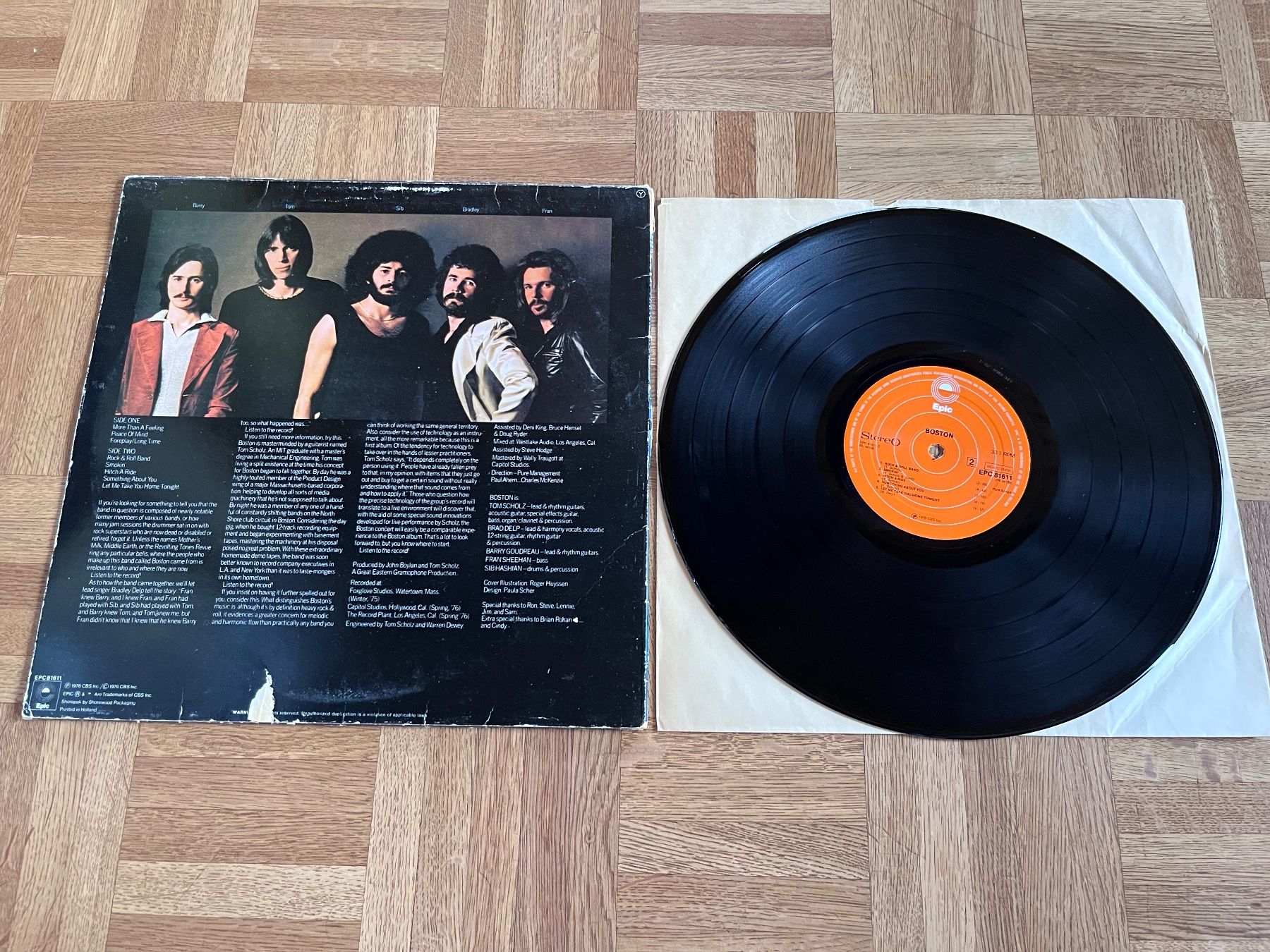 Dischi in vinile: Boston - Debut Album – Usato da Giebenach venduto da Wurlitzer70 1