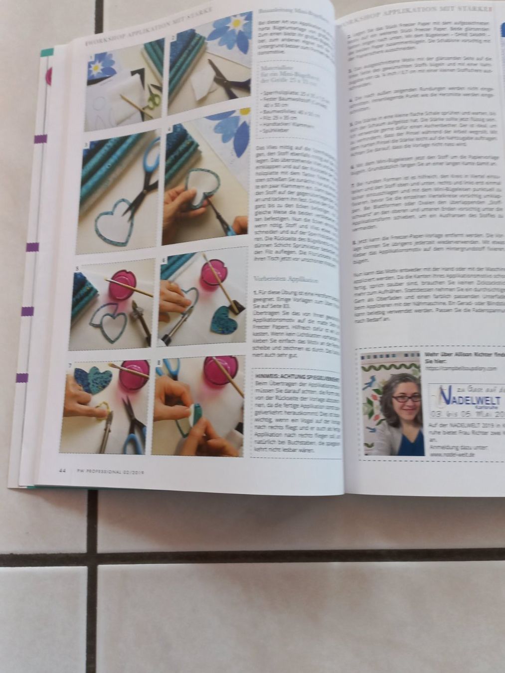Riviste & Magazine: 1 Patchwork Professional Magazin 02/2019 – Usato da Winistorf venduto da acreativ4 3