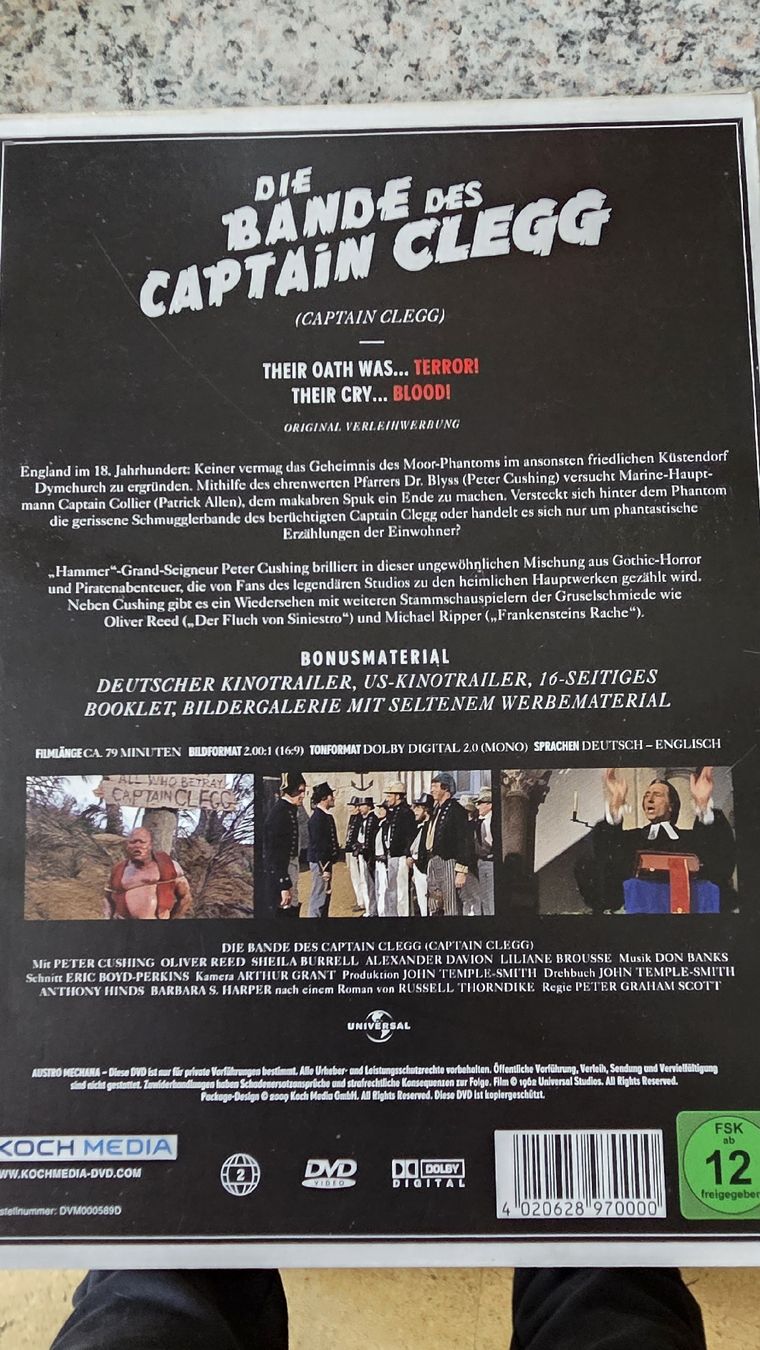 Alle DVDs: 2 Peter Cushing Filme Hammer studios. – Gebraucht aus Ettingen von 1964erNachtzugfahrer 2
