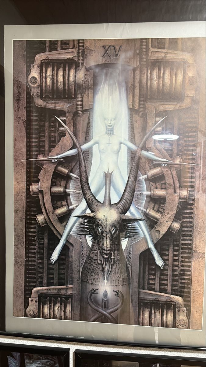 Poster & Bilder: HR. Giger Poster "Baphomet" – Gebraucht aus Ennetbürgen von piatnik01