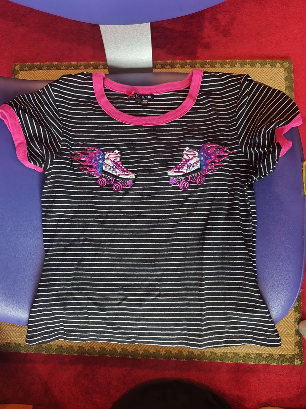 T-Shirts: Hell Bunny Shirt L Baumwolle Rockabilly – Gebraucht aus Andiast von mcflow05