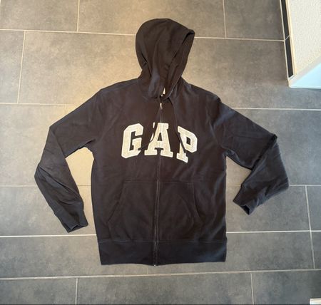Gap Black Full Zip Hoodie - Great for Layering!