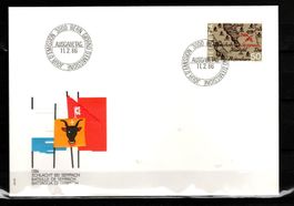1986 - FDC / Werbemarke - 600 Jahre Schlacht b.Sempach