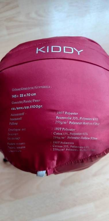 Sacchi a pelo: Kinder Schlafsack, rot von KIDDY, Grösse: 145 – Usato da Wangen SZ venduto da coni2204_10 3