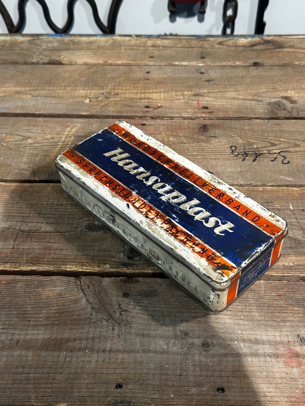 Dosen: Blechdose Hansaplast Retro / Vintage – Gebraucht aus Luzern von Fracht-Design 1
