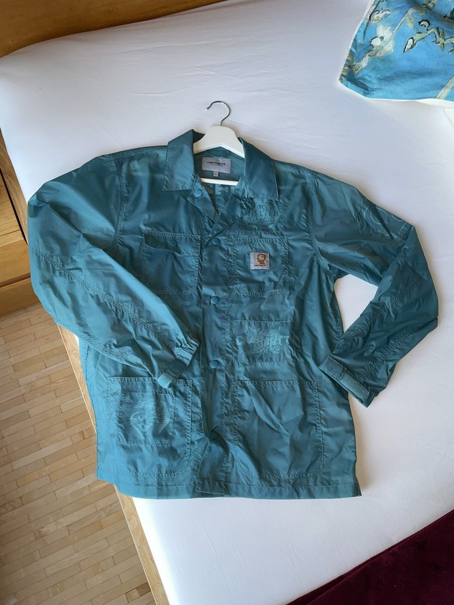 Carhartt Camicie: CARHARTT WIP X BRAIN DEAD CHORE COAT BLEU – Nuovo (secondo la descrizione) da Apples venduto da leo_z9kf