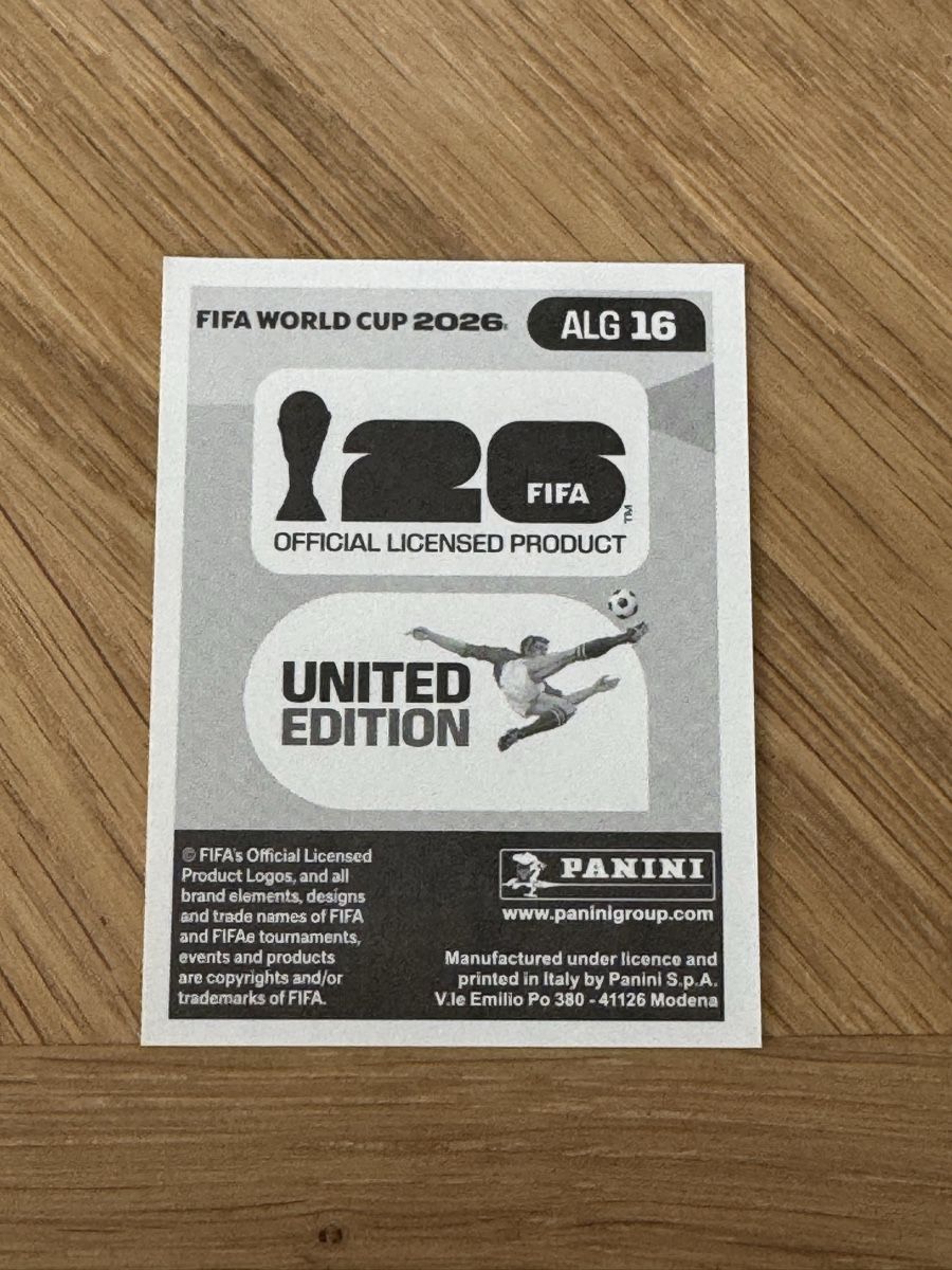 Panini Carte collezionabili: Panini 2026 ALG 16 – Nuovo (secondo la descrizione) da Grand-Lancy venduto da cyr_n5ky 1