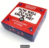 How well do you know me? Quiz Spiel für Freunde,Neu!