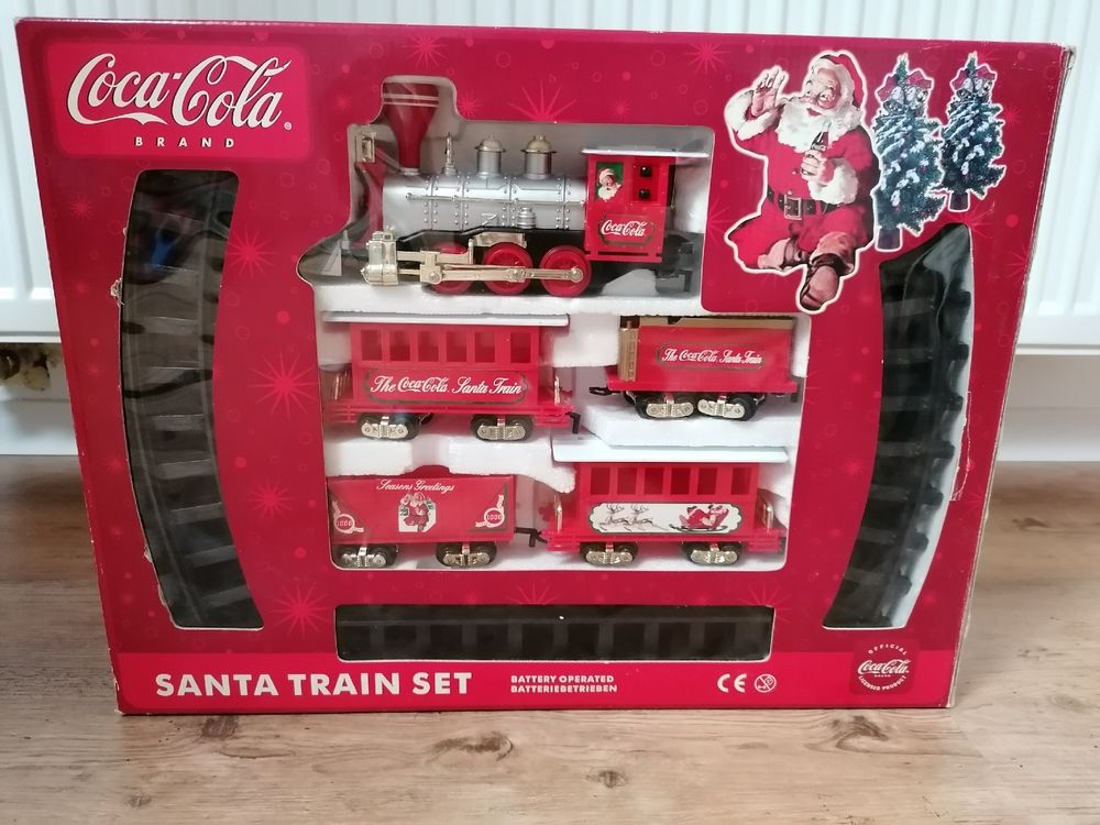 Coca Cola Weihnachtszug Santa Train Set Occasion (Defekt) in Zielebach ...