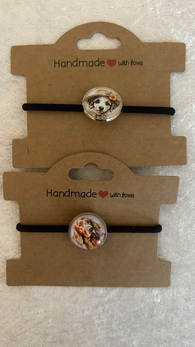 Accessori per capelli: Haargummis mit verschiedenen Motiven, Handmade – Nuovo e nell'imballaggio originale da Ettiswil venduto da nat_9vgc