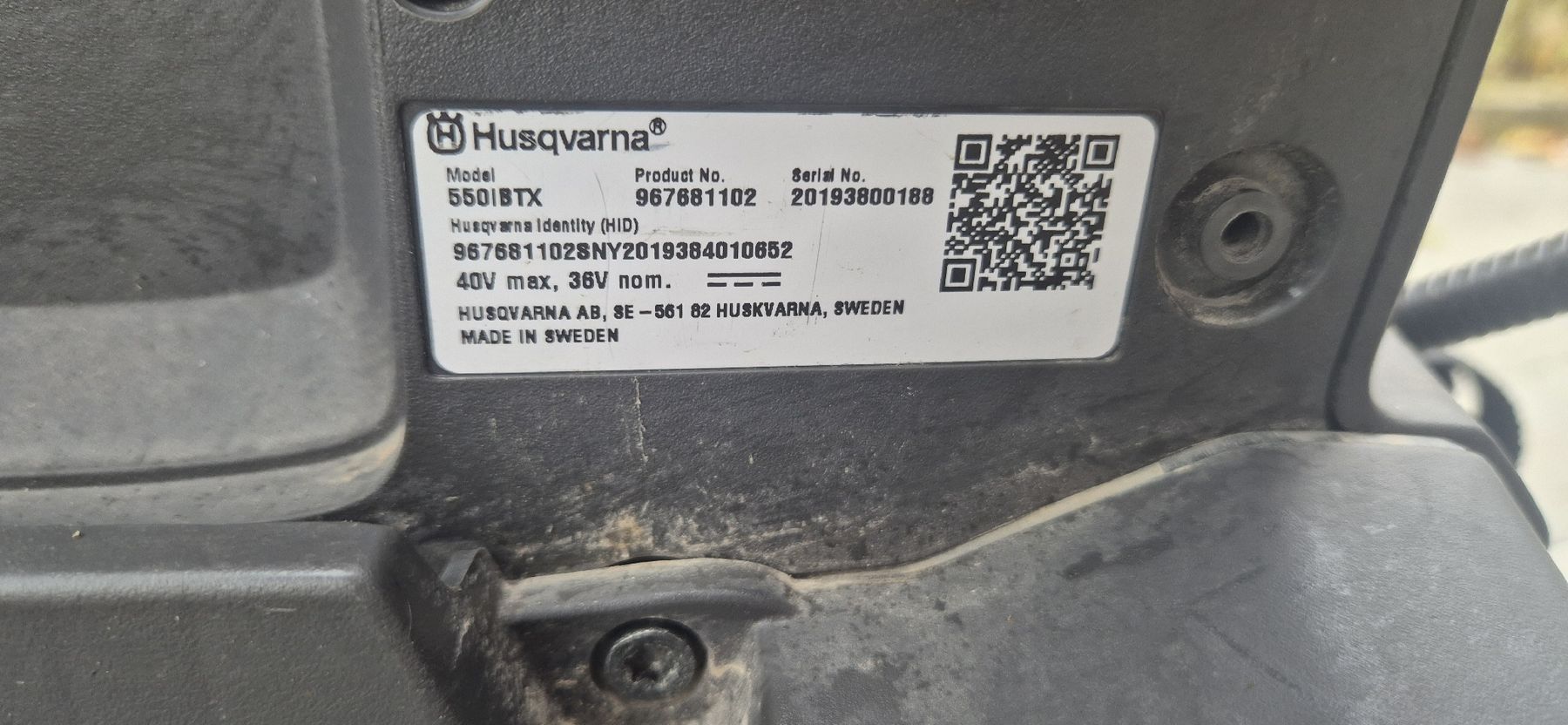 Husqvarna Laubbläser & Laubsauger: Husqvarna 550I BTX – Gebraucht aus Grenchen von Hzpro 7