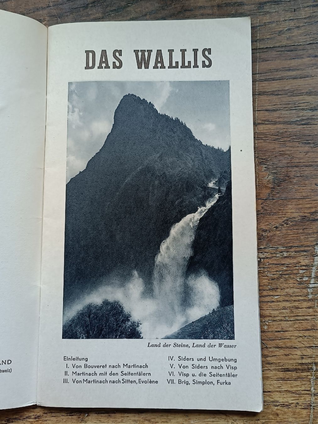 Documenti: Litho Broschüre / Wallis - Ausgabe 1948 – Usato da Brugg AG venduto da Ente015 2