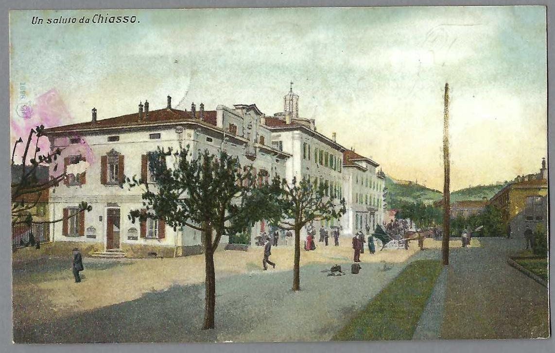 Ansichtskarten: 1905, CHIASSO, SALUTI, NON COMUNE – Gebraucht aus Pura von ulisse1957
