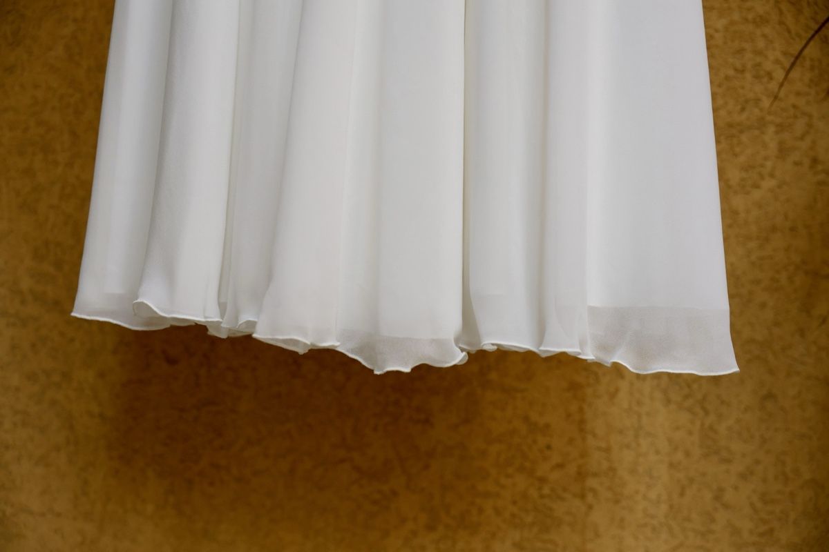 Vestiti: Abito da sposa bianco Boho pizzo maniche lunghe Petite – Usato da Glis venduto da dor_b2nc 5
