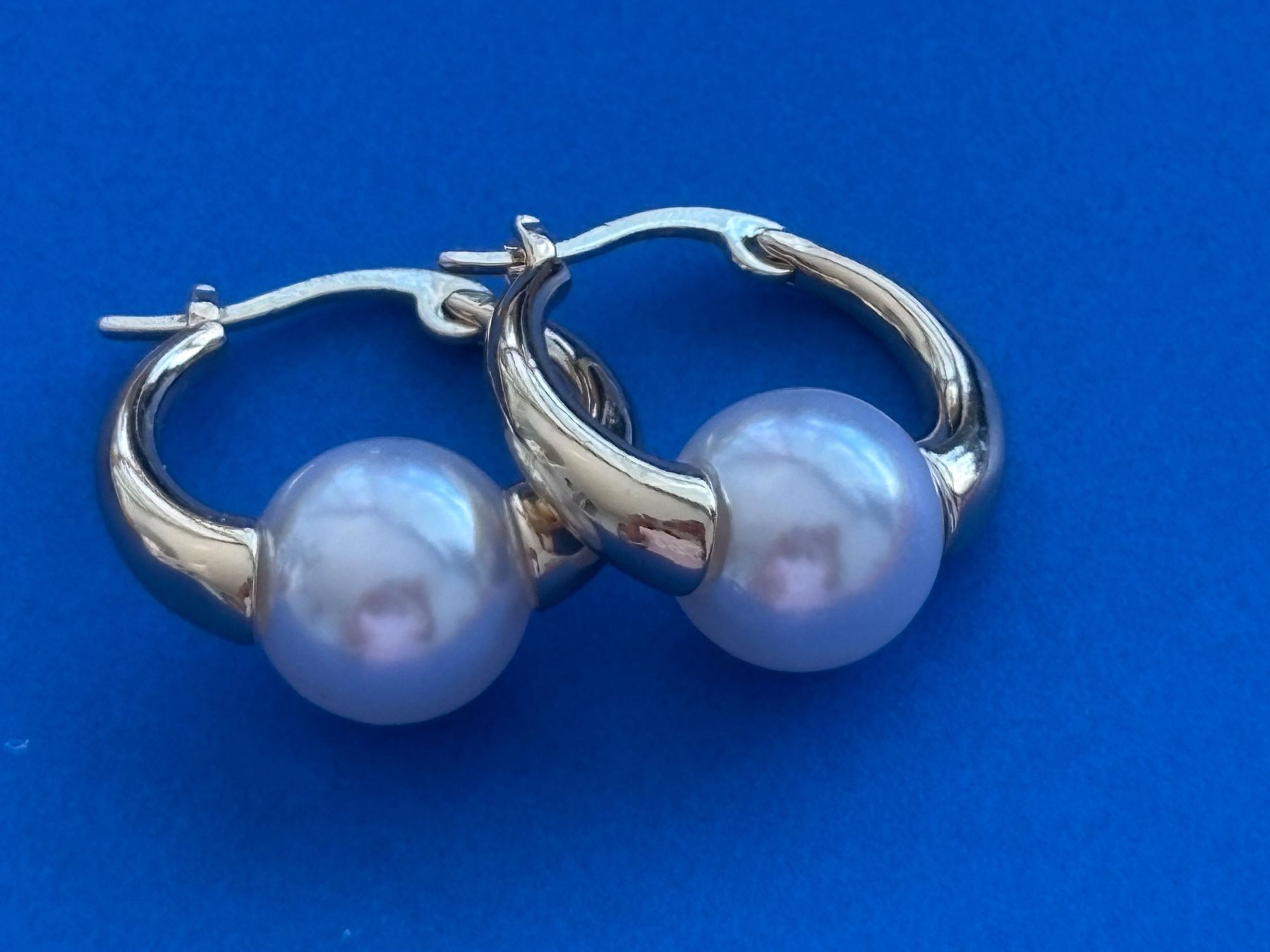 Orecchini pendenti & Orecchini a lobo: Luxus Elegante Ohrstecker  Kunstperlen Farbe: Gold – Nuovo (secondo la descrizione) da Biel-Bienne venduto da Roserosse13 1