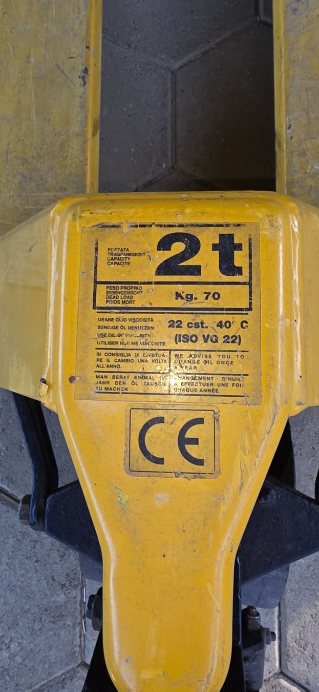 Carrelli elevatori e a forche: Palette-Rolli, Handhubwagen 2 t – Usato da Aarburg venduto da ebbe_im_portemonnaie 1