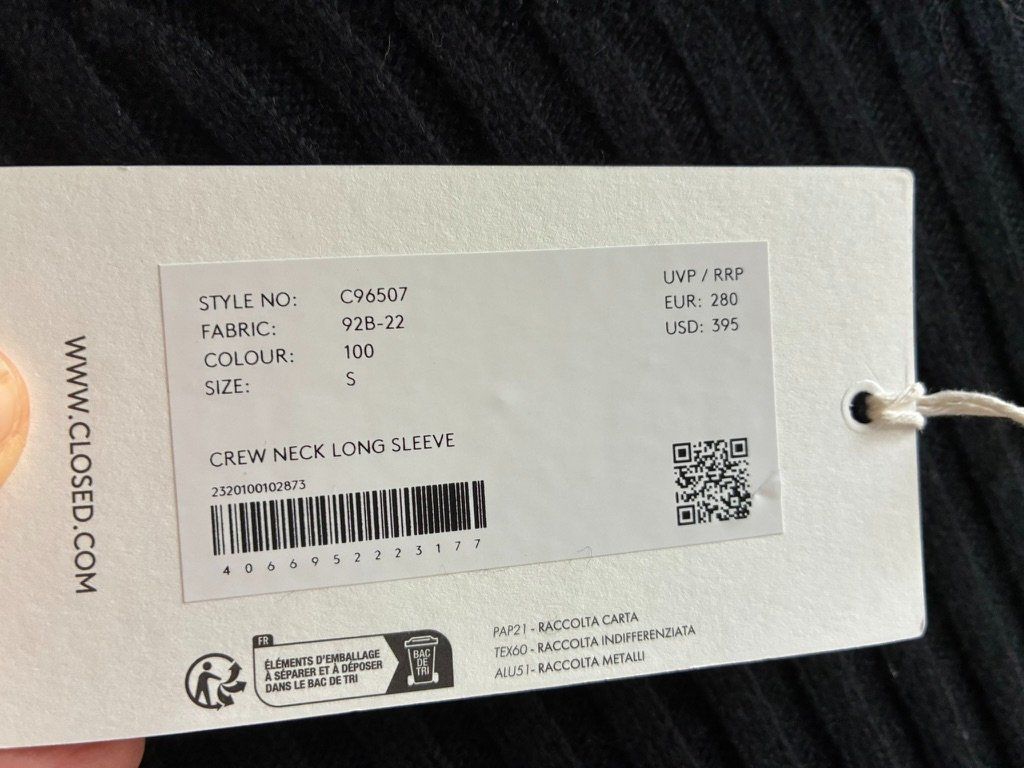 Closed Maglioni & Felpe: Closed! super toller neuer Strickpullover Gr. S NP 280 – Nuovo e nell'imballaggio originale da Winterthur venduto da mit_cn6k 3