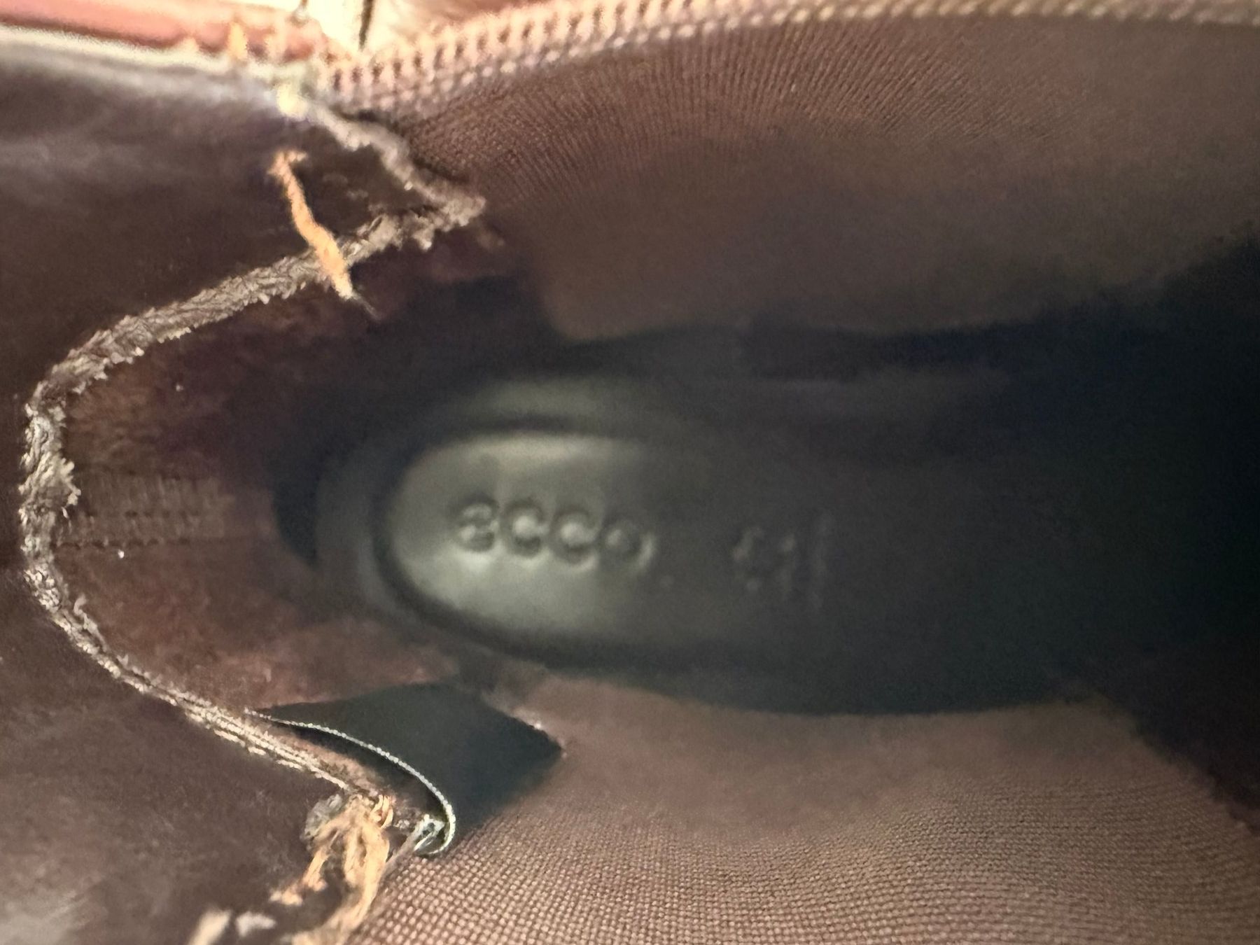 Ecco Scarpe da donna: Ecco braune Leder Stiefeletten Grösse 40 – Usato da Kirchdorf AG venduto da Coco0805 4