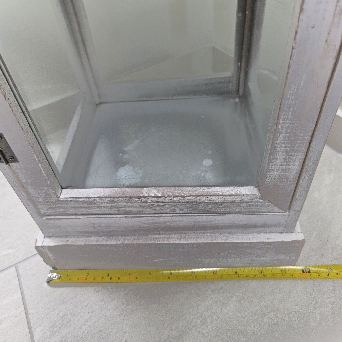 Lanterne: Grosser Laternen-Kerzenständer shabby chic – Usato da Rheinsulz venduto da Gilea 5