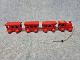Spielzeug Holzeisenbahn