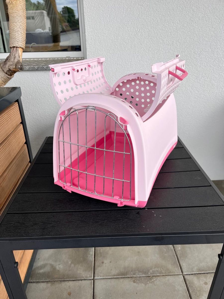 Gabbie, trasporto & Sicurezza: Katzen-Transportbox – Usato da Safnern venduto da Grummelbaer_8