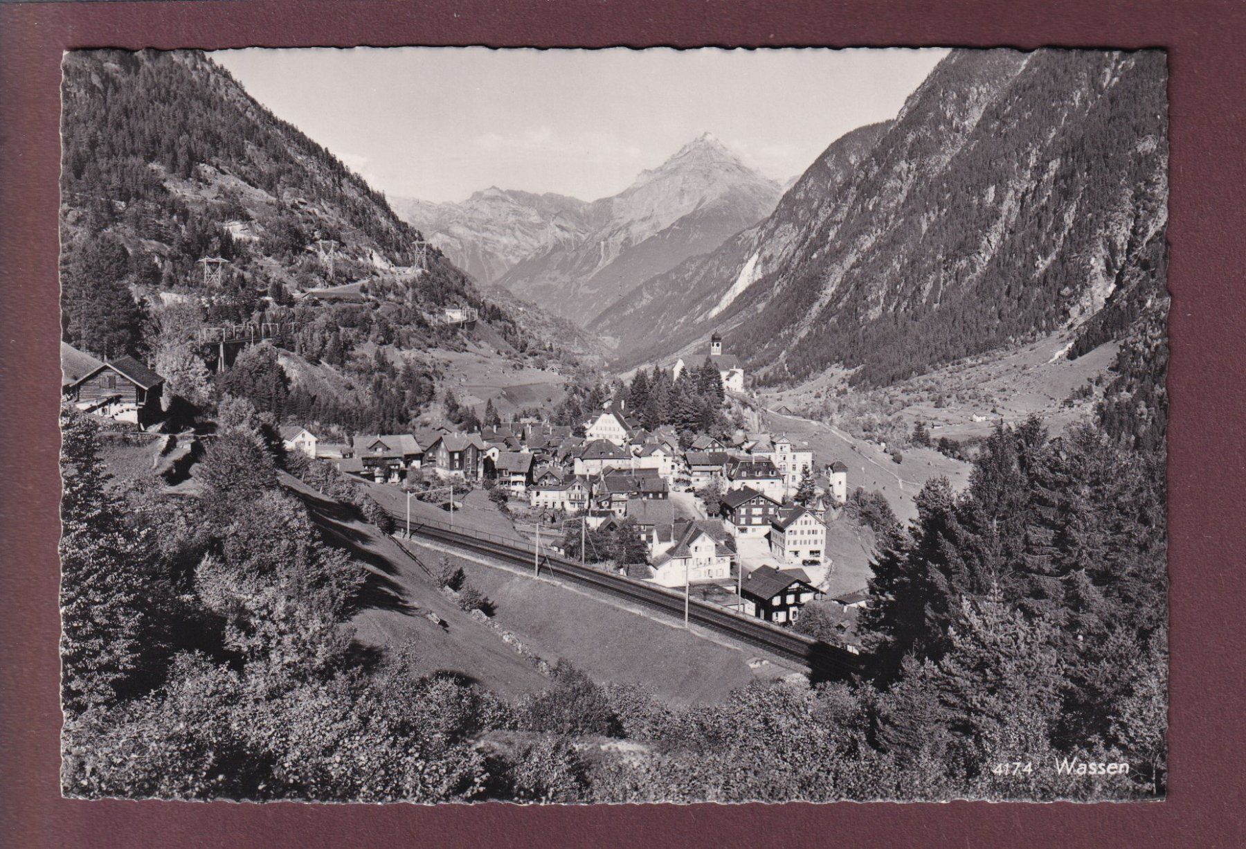 Cartoline postali: WASSEN - Gesamtansicht – Usato da Pully venduto da nicecards