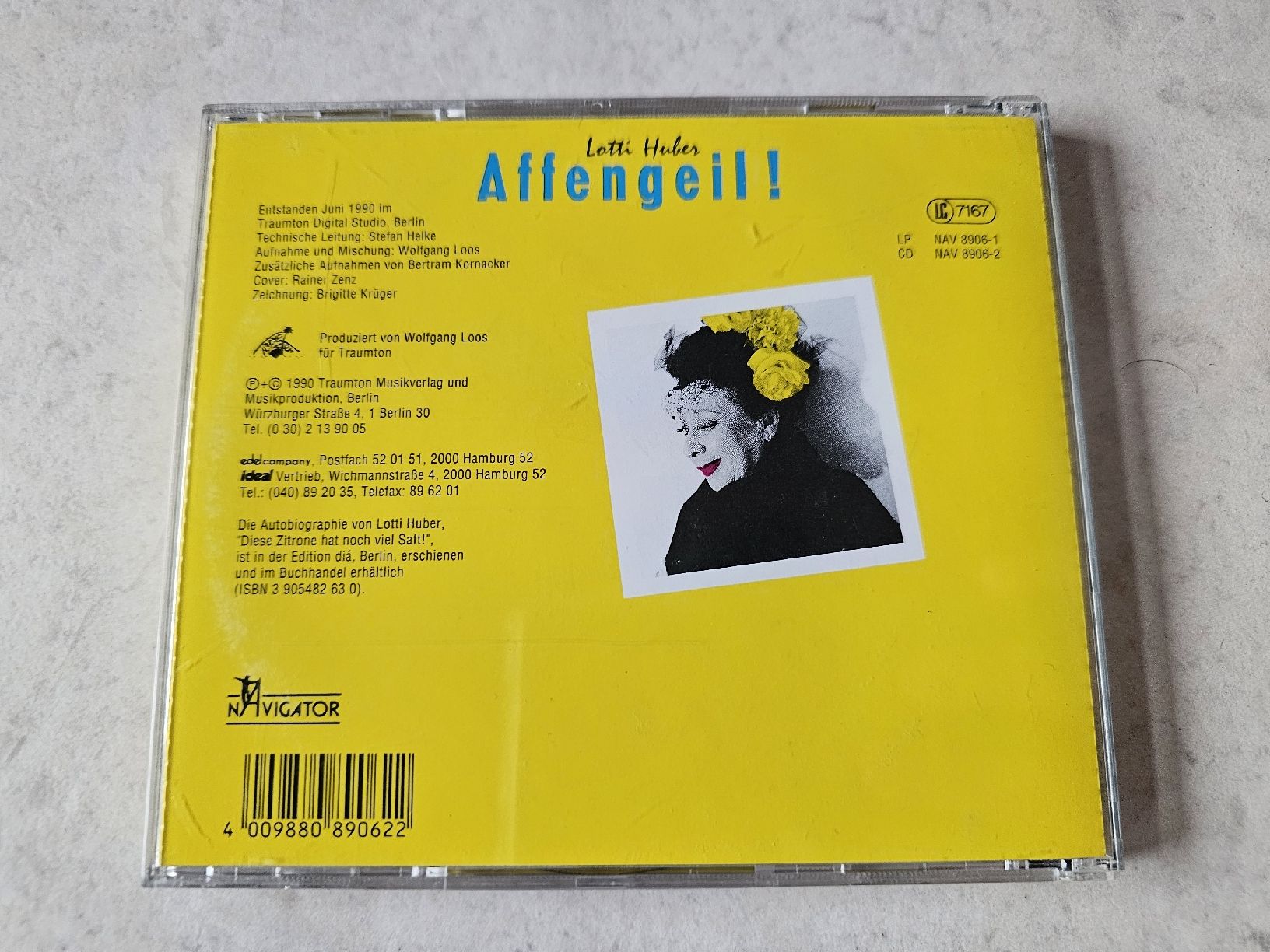 CD: Lotti Huber  -  Affengeil – Usato da Schneisingen venduto da backstore24 1